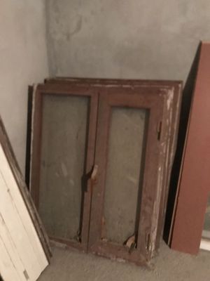 Акфа окна б/у с подаконниками 4штуки