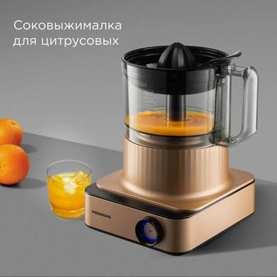 Кухонный комбайн Redmond FP608, 1300Вт, 2300мл, 6 скоростей, бронзовый