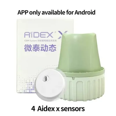 AIDEX X 15 кун ишлидигани Aidex X датчик уровня глюкозы