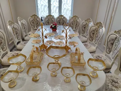 Stol stullar 12 kishilik