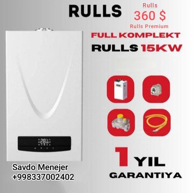 RULLS 15kV двухконтурный газовый котел катёл kotel