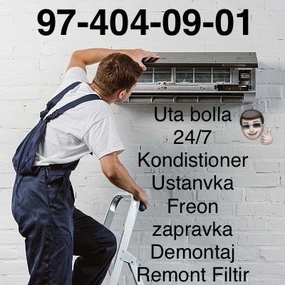 Ustanovka Konditsioner xizmat kafolatlangan