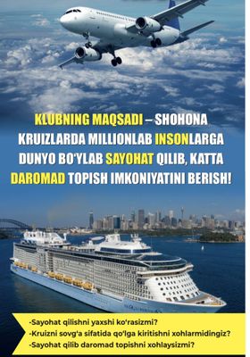 Sayohat qilib Daromat qilishni o'rgataman