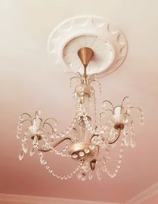 Хрустальная люстра 3х рожковая