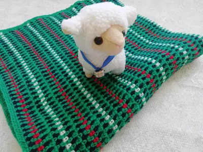 Плед детский в коляску в машину, для подарка