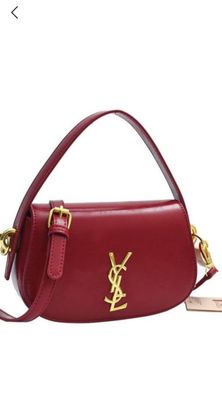 Бордовая сумка от YSL