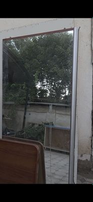 Зеркальные двери от купейного шкафа б/у, высота 2.20, 4 шт