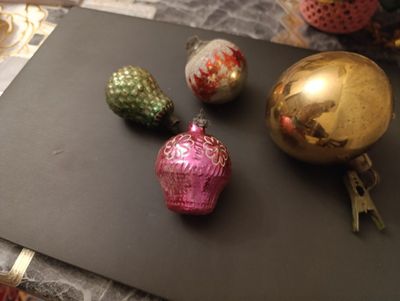 Ёлочные игрушки времён СССР,цена за всё!