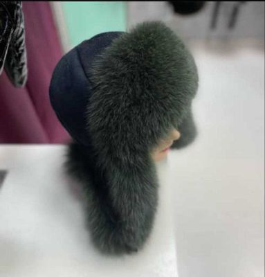 Telpak Ushanka Qiz va Ayyollar uchun Натуральная шапка из Меха Ушанка