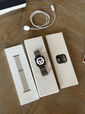 Apple Watch 10 Natural Titanium Milanese 46 mm