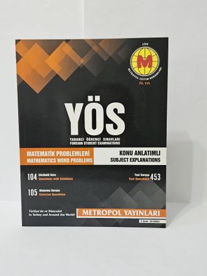 Купите книгу для подготовки к экзамену YOS и поступайте в вузы Турции!