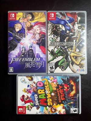 Игры Nintendo Switch (Shin Megami Tensei V, Mario, Fire Emblem)