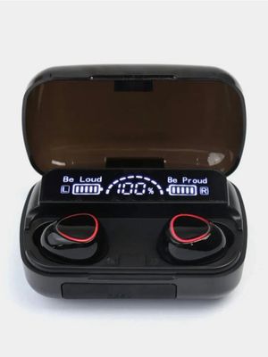 Simsiz Bluetooth M10 2000mA / soat Power bank bilan quloqchini optim