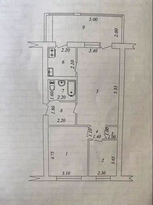 3/4/5 2х6 Академ Городок 70м2 Яланагач ДомБыта