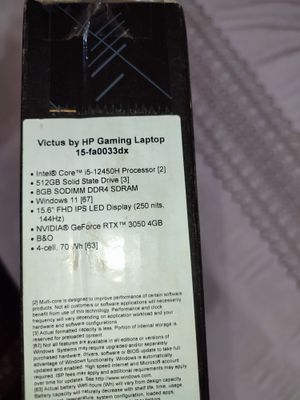 HP VICTUS yangi ochilmagan