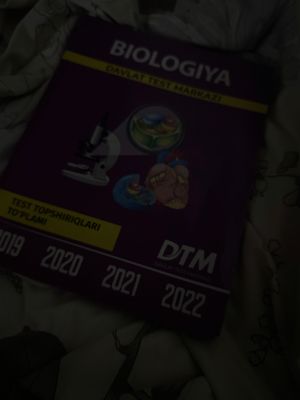 BIOLOGIYA TEST TOʻPLAMI