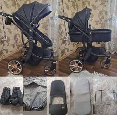 Коляска 3 в одном + автолюлька