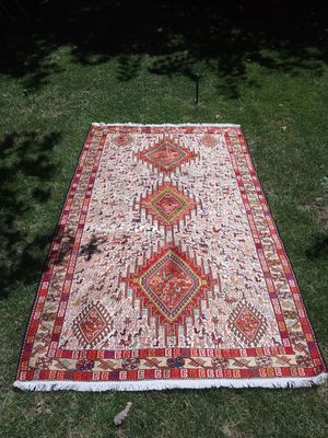 1 штук Ковёр Персидский-иранский шелк. 1 штук Афганский жой номоз шерс