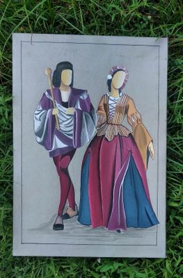 Картина "Эскиз Ренессансской моды"