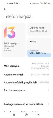 Xiaomi 11 lite 5G NE