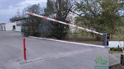 Шлакбаум б/у телескопический от 3х до 6х метров