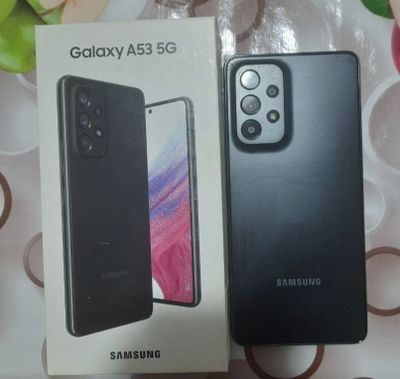 Samsung A53 5G Qora 6/128 каробка, 1-қўлСамсунг а53