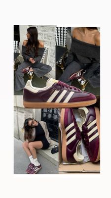 Срочно продается кроссовки Adidas samba burgundy сотилади