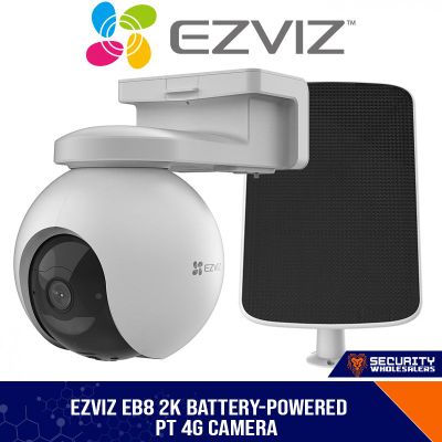 Уличная поворотная IP камера с сим картой EZVIZ EB84G 2K акумуляторный