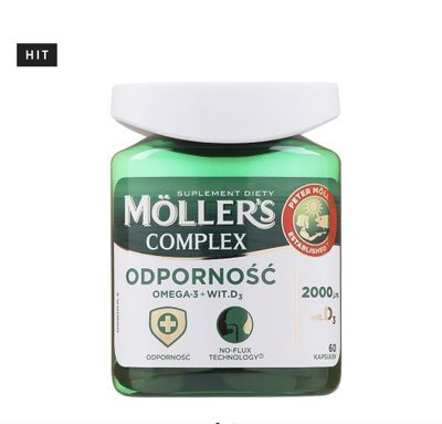 Mollers 2000 доза в капсулах 60шт. Moller’s vitamini 2000doza