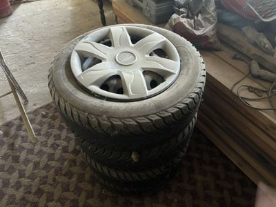 Зимний балон кобальт