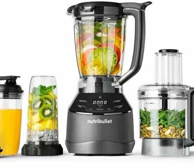 Мощный блендер Nutribullet NBF580B: 1500 Вт, 4 скорости, импульсный ре
