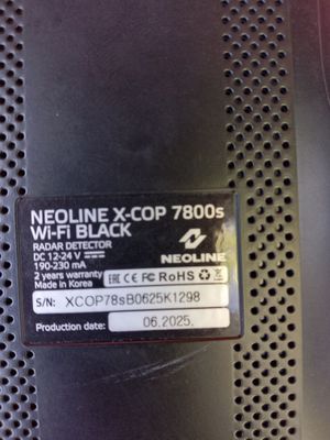 Antiradar 78 s wifi black