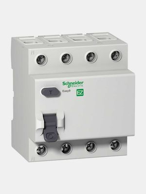 Дифференциальный выключатель EASY 9 (УЗО) 4П 63А 30мА AC 230В =S=