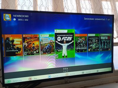 Xbox360 freeboot proshivka qilingan. 30 tadan ortiq oʻyini bor