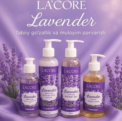 La'coredan Lavanda dush nabori