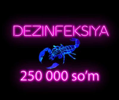 Дезинфекция хизмати, кана, клопа, клапа, таракан, бурга, илон, чимоли