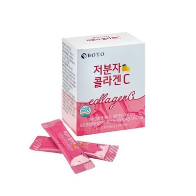 BOTO Low Molecular Collagen C Морской коллаген с витамином С, 30 саше