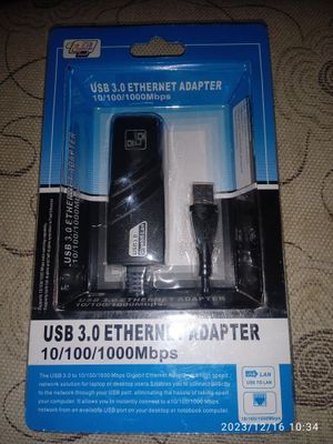 Переходник USB 3.0 Ethernet Adapter