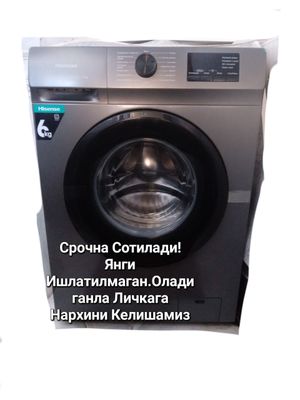 Hisense avtamat kir moshina sotiladi
