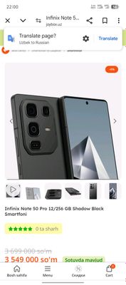 Infinix note 50 pro yangi hali