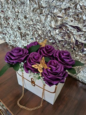 роза из ленты