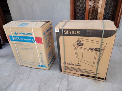 Pol avtomat kir moshina 2 ta AVANGARD 7.2kg. SIRIUS 7.0kg