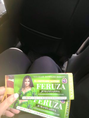Feruza Jumaniyozova Konsertga bilet bor