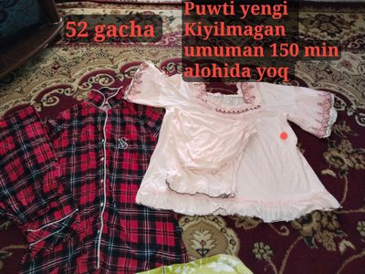 Har xil kiyimlar va detski kravat boʻlishi 600 min 2 3 marta yotilgan