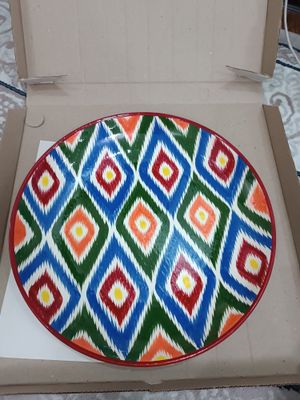 Ляган, выполненный Риштанскими гончарами