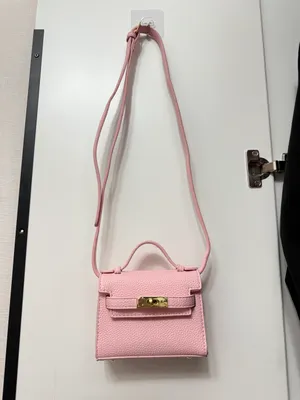 Сумка маленькая розовая Hermes