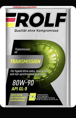Масло трансмиссионное ROLF SAE 80W-90, API GL-5, 4 л