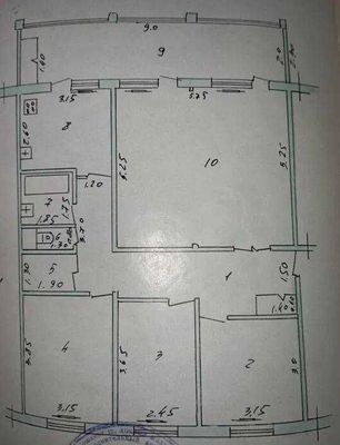 Карасу-2, 5/4/5, Требует ремонта, 110м2, ориентир Академия милиции