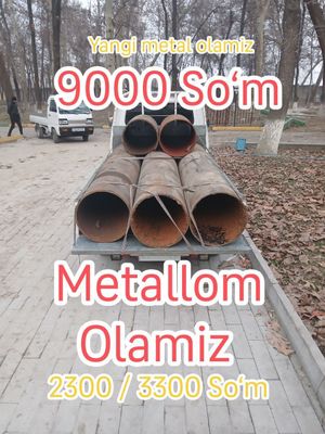 9000 Soʻm metallom Met металлом оламиз перлаватка металом Qora metalom