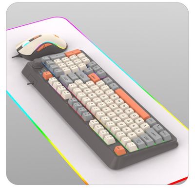 Игровая клавиатура и мышка + коврик Xunfox K82 80%